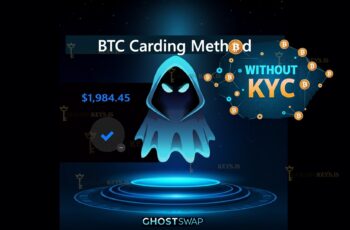 Latest BTC Carding Method 2025 NO KYC (Ghost swap)